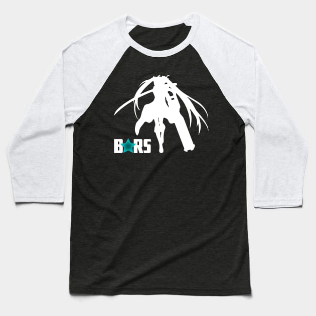 Black Rock Shooter Baseball T-Shirt by sfajar